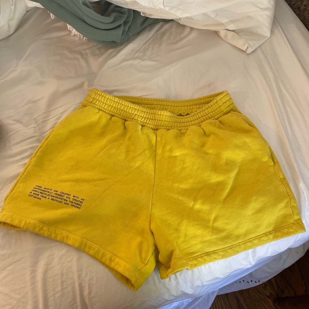 Pangaia Yellow Shorts